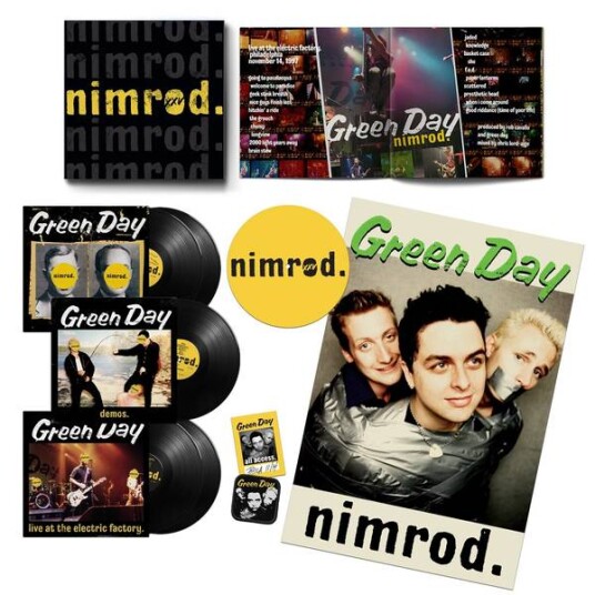 Green Day Nimrod 25th Anniversary Limited Edition 5lp Vinyl