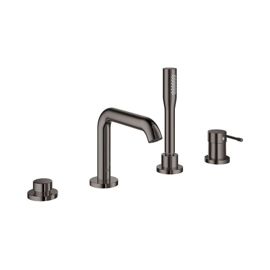 Grohe Essence 4-hulls badekarbatteri Hard Graphite