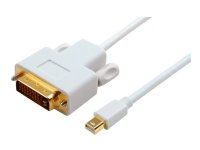 MicroConnect - DisplayPort-kabel - Mini DisplayPort (hann) til DVI-D (hann) - 2 m