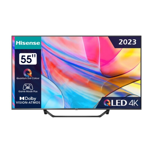 Hisense Smart TV 55a7kq med HDMI, Wi-Fi og Bluetooth