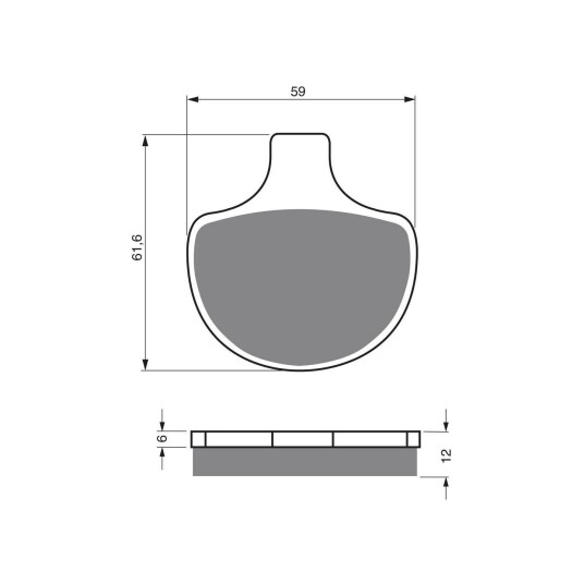 Goldfren Bremseklosser - Harley Davidson Klosser front