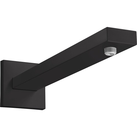 Hansgrohe Dusjbend Square 39 cm, 1/2", Sort Matt