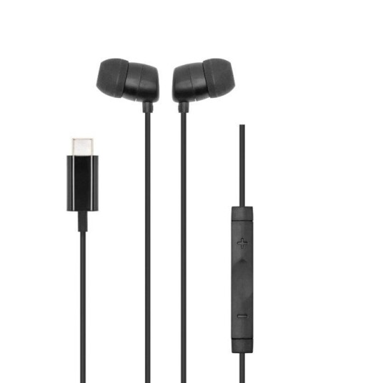 Linocell Bullets USB-C-hodetelefoner Svart