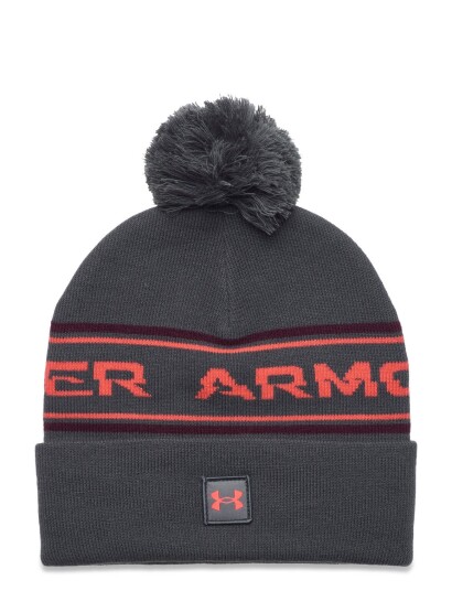 Under Armour Ua Men's Halftime Pom Beanie Grey Under Armour PITCH GRAY ONE SIZE