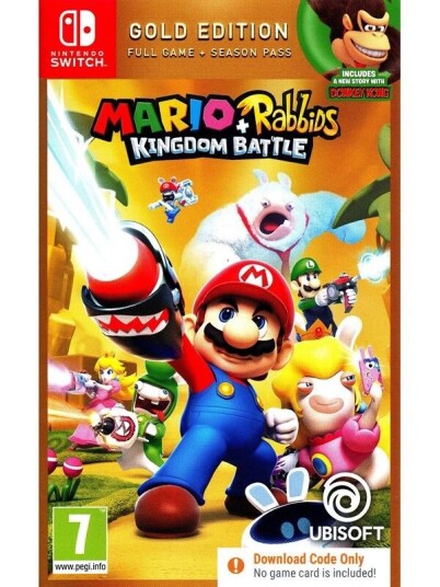 Mario + Rabbids Kingdom (Gold Edition) (Code in a Box) (NS)