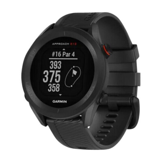 GARMIN APPROACH S12 GPS GOLFKLOKKE, SVART