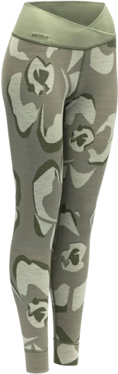 Devold Camo Flower Long Johns Dame Fog XS