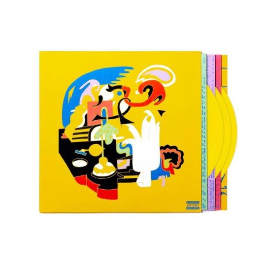 Mac Miller Faces Limited Yellow Edition 3lp Vinyl