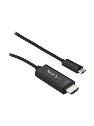 StarTech.com 3 m (10 ft.) USB-C to HDMI Cable - 4K at 60Hz - Black - external video adapter - VL100 - black