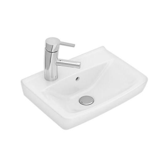 Ifö Spira 15048 Vaskeservant 41,5 cm, kranhull venstre