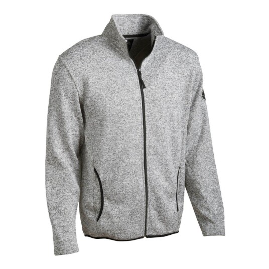 Matterhorn Herre Almer Fleece Jakke med hel glidelås, lys grå, 1 stk ,SBG-127M-85-LG L