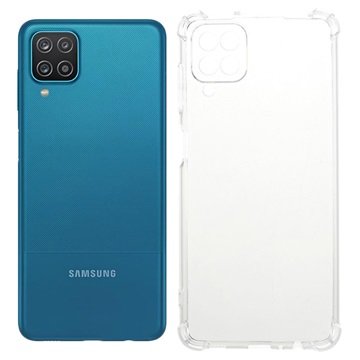 Støtsikkert Samsung Galaxy A12 TPU-deksel Gjennomsiktig