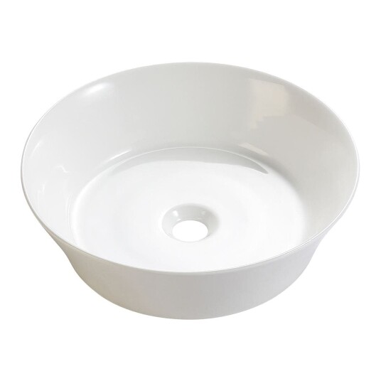 Bathco Volta 35 Toppmontert Servant Ø35x12 cm, uten overløp, Hvit