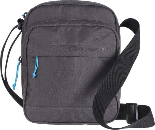 Lifeventure RFiD Shoulder Bag Recycled OneSize, Grey