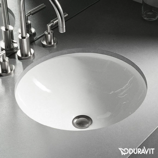 Duravit Architec Servant for underliming Ø430 mm, uten overløp, WonderGliss