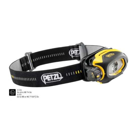 Petzl hodelykter PIXA 2 hodelykt Svart/gul 1 stykke SET-E78BHB-2 Svart/gul