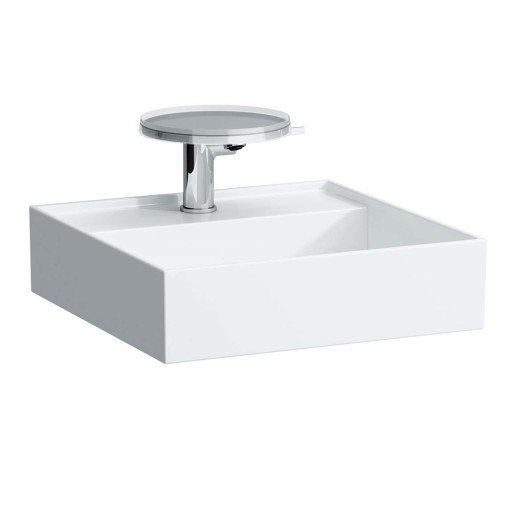 Kartell Laufen servant, 46x46 cm, hvit