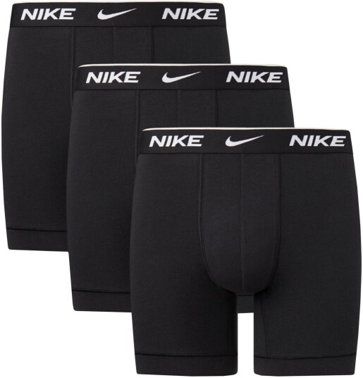 Nike Everyday Cotton Stretch Boxer 3-Pk Ub/Ub Black/Black/Black XS