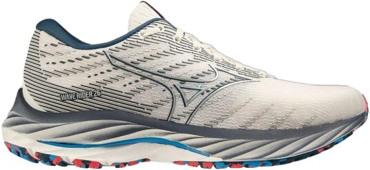 Mizuno Wave Rider 26 W Snow White/silver/ibizia Blue UK 4.5 / EU 37