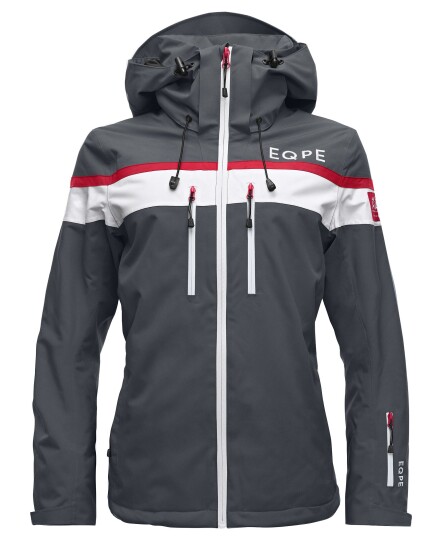 EQPE Gida WSC 2019 Jacket W Graphite Grey/White/Red (Storlek XS)