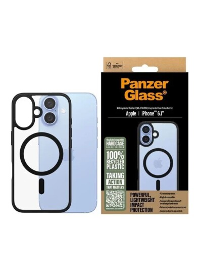 PanzerGlass HardCase Black MagSafe iPhone 16