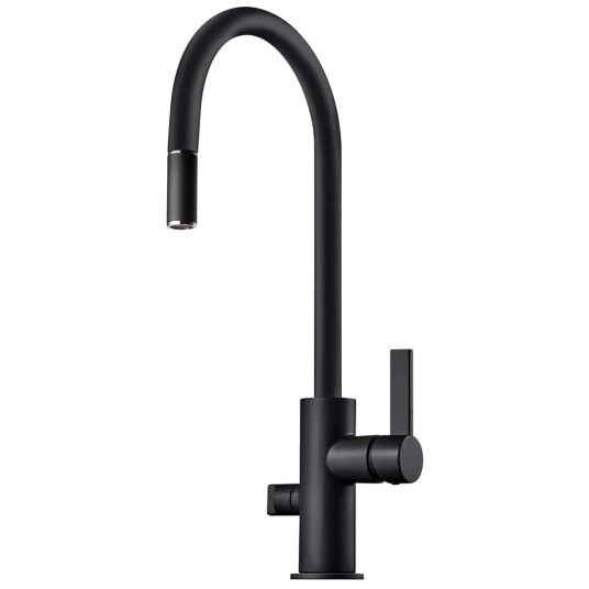 Tapwell Arm885 Uttrekk+Avstengning Svart Matt (TA-9423535)