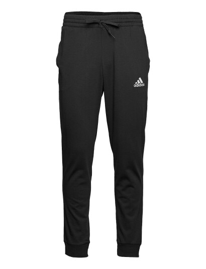 Adidas Sportswear Essentials Single Jersey Tapered Cuff Joggers Black Adidas Sportswear BLACK XS