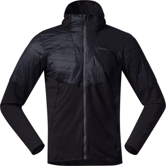 Bergans Men's Senja Midlayer Hood Jacket Sort S Man