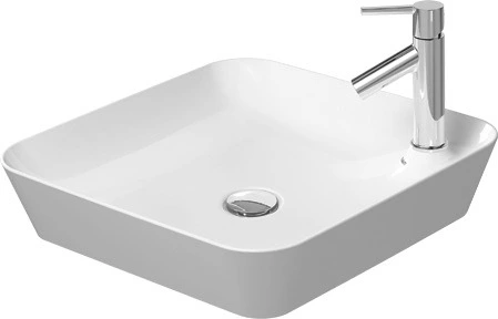 Duravit Cape Cod Toppmontert servant 460x460 mm, 1 bl.hull, u/overløp, Hvit