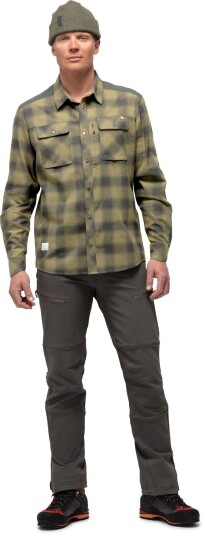 Norrøna Men's Svalbard Flannel Shirt Grønn S Man