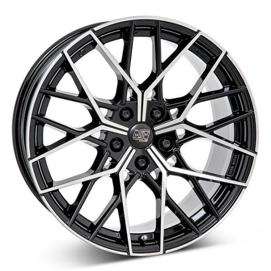 Msw 74 Gloss Black Polished 8.5x19 5x112 ET35 B73.1