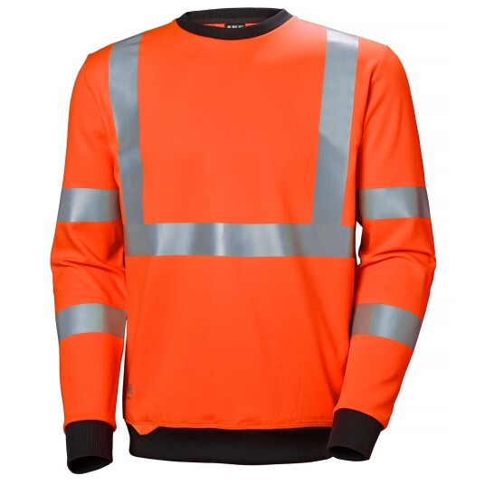 HH Workwear Workwear Helly Hansen Addvis Hi Vis Genser Oransje XS