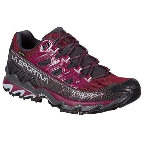 La Sportiva Ultra Raptor II GTX, Dame Red Plum/Carbon (#7D3350,#474649) Dame 37