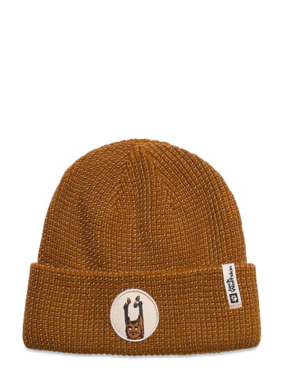 Jack Wolfskin Night Hawk Beanie K Brown Jack Wolfskin AUTUMN LEAVES ONE SIZE