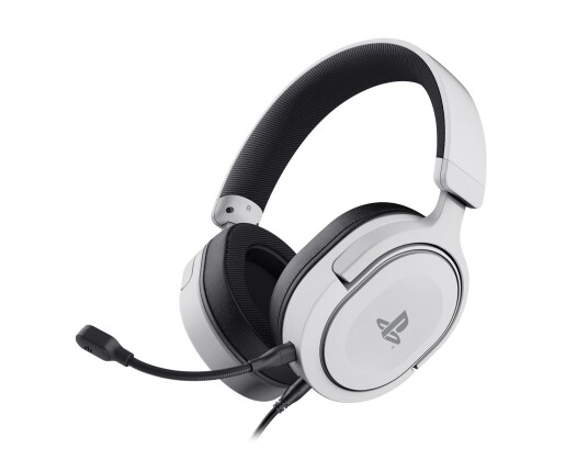 Trust GXT 498W Forta Headset til PS5, PS4 och PC - Hvit