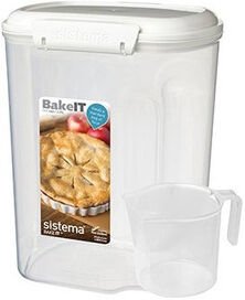 Sistema Bake It Oppbevaringsboks M. Kopp Hvit 3,25 L - 3 Liter