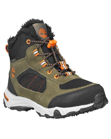 Timberland Ossipee Mid Bungee GTX JR Dark Olive (Storlek 35)