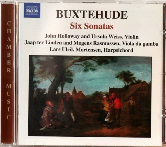 Buxtehude John Holloway Ursula Weiss Jaap Ter Linden Mogens Rasmussen Lars Ulrik Mortensen  Six Sonatas Cd