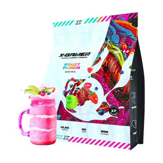 X-GAMER QUICK MEAL FRUIT PUNCH 1190G XG-XQM-4.0-FP-1-A