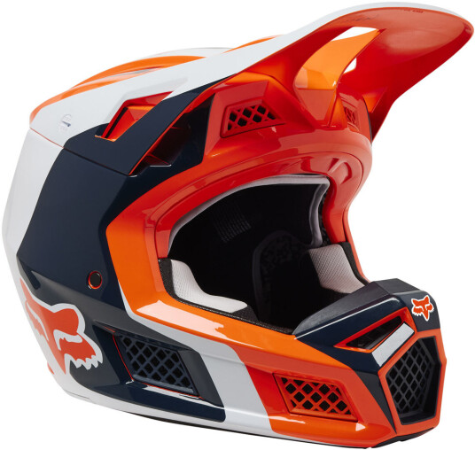 FOX V3 RS Efekt Motocross hjelm XL Oransje