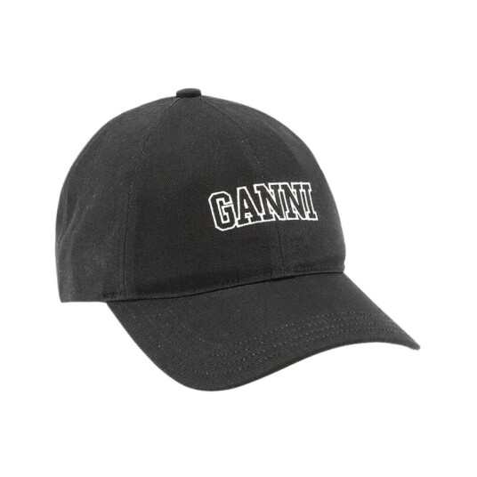 Ganni Baseballcapen Svart