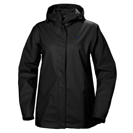 Helly Hansen Dame Moss Iconic Vanntett Regnjakke Svart M SvartM