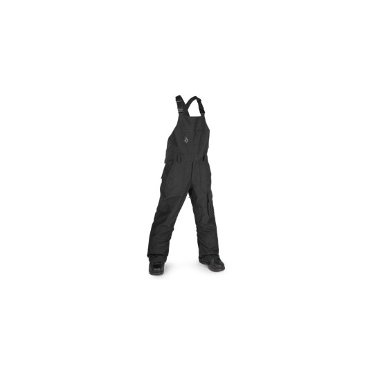 Volcom Barkley Ins Bib Overall Black - L/12år