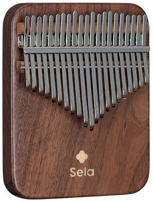 Sela Kalimba 21 Solid Svart Walnut