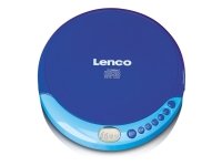 Lenco CD-011, 190 g, Blå, Bærbar CD-spiller