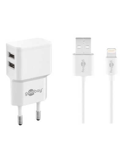 Pro Dual Apple Lightning charger set 2.4 A