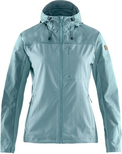 Fjellreven Abisko Midsummer Jakke, Dame Mineral Blue/Clay Blue (#62878F, #7F9EA3) Dame L