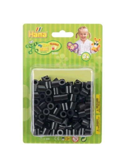 Hama Ironing beads Maxi-Svart record 250pcs.