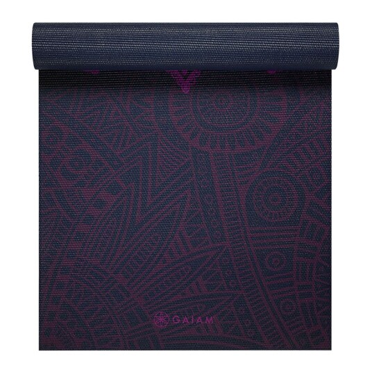 Gaiam Sundial Layers Yoga Mat 6mm Premium