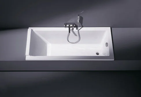 Duravit Starck Badekar for innbygging 1600x700 mm. Med avløpssett og bensett